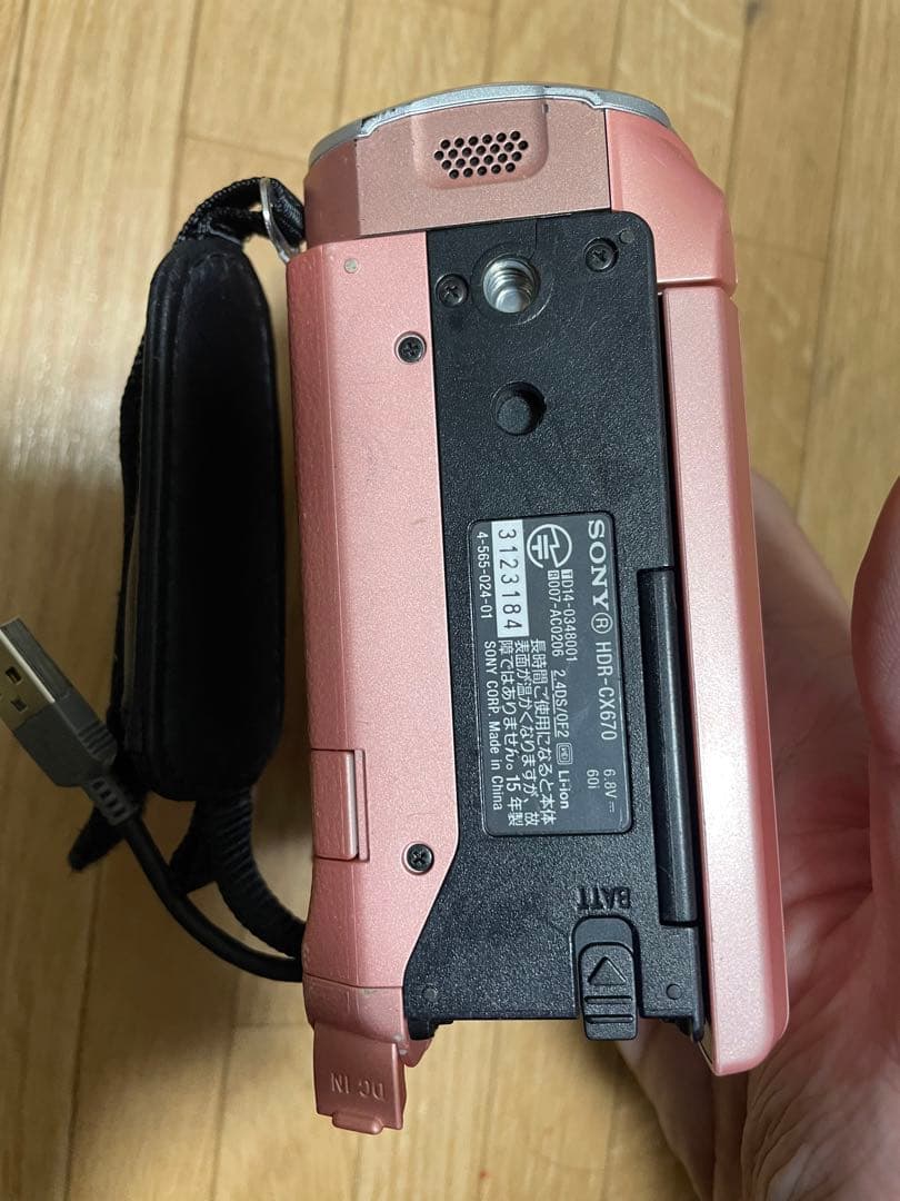 SONY CX670 ビデオカメラ