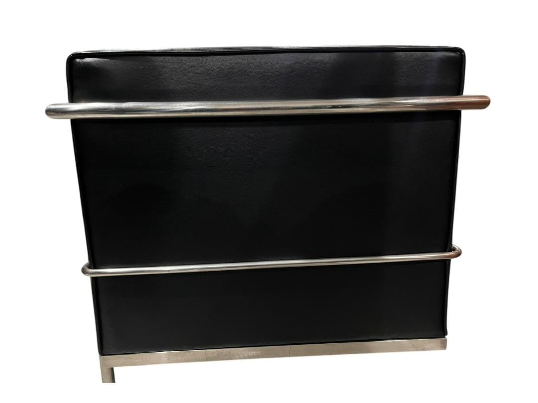 ◇大塚家具 ル・コルビジェ LC2 リプロダクト ソファ ブラック 3シーター