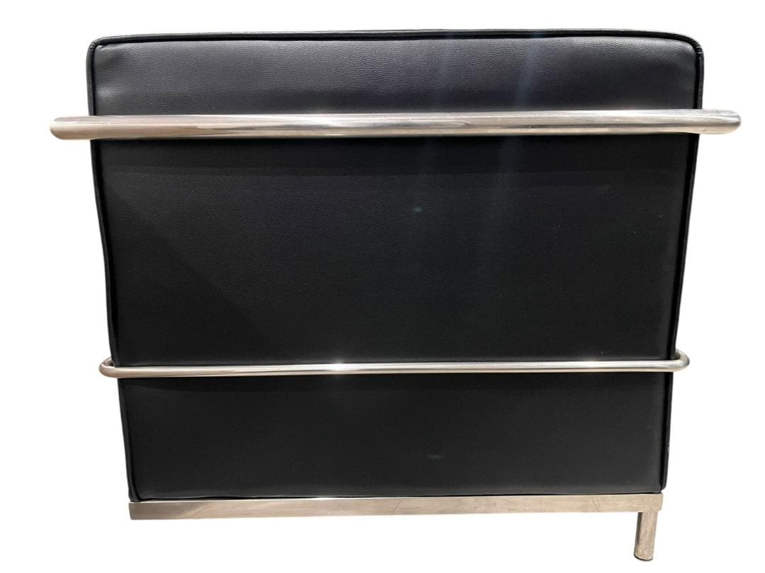 ◇大塚家具 ル・コルビジェ LC2 リプロダクト ソファ ブラック 3シーター