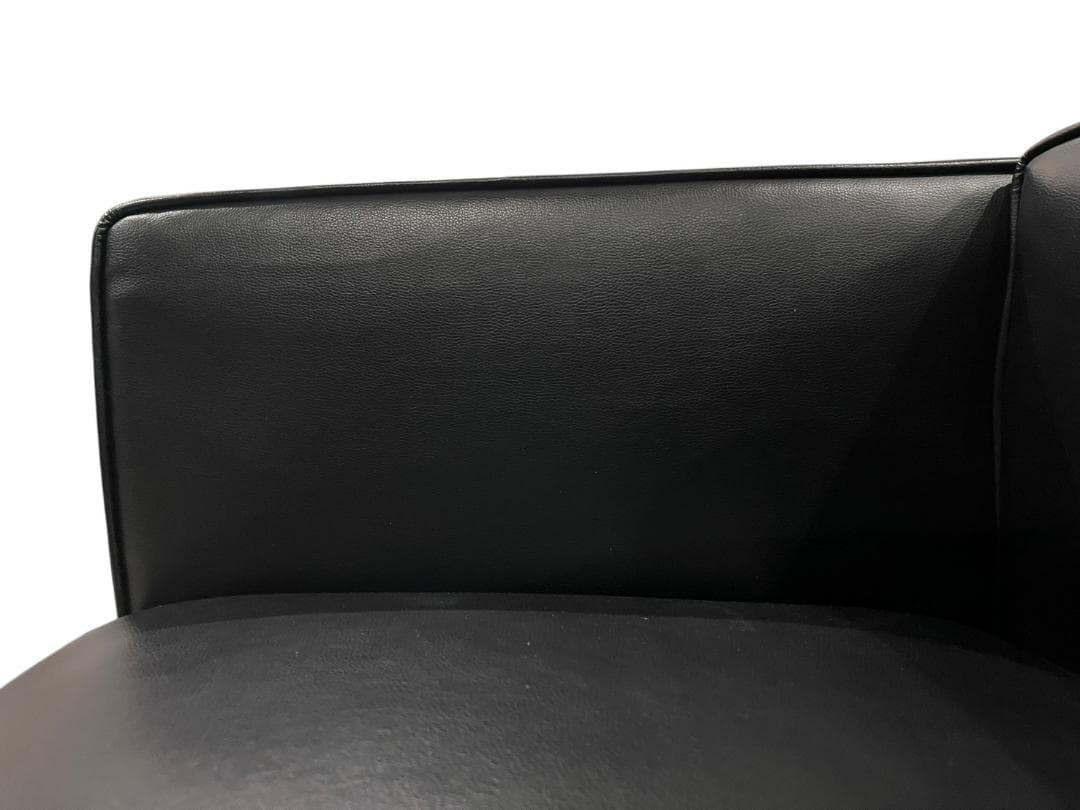 ◇大塚家具 ル・コルビジェ LC2 リプロダクト ソファ ブラック 3シーター