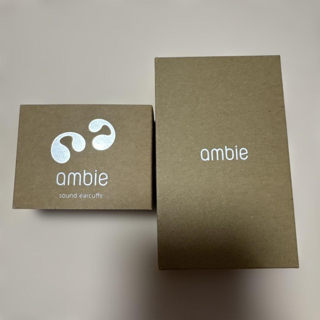 ambie ワイヤレスイヤホン イエロー