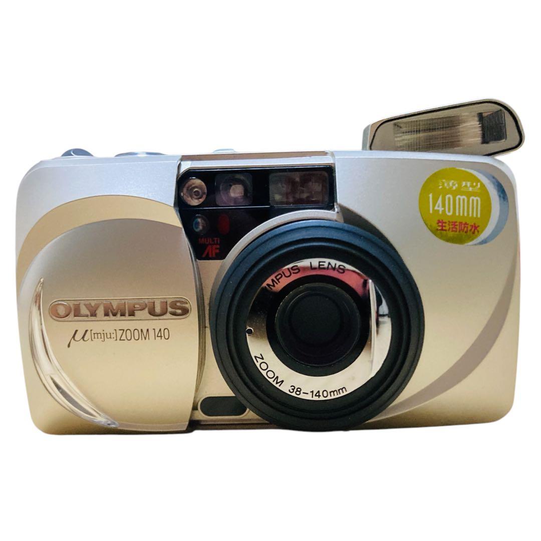 【美品】OLYMPUS μ [mju] ZOOM 140 フィルムカメラ