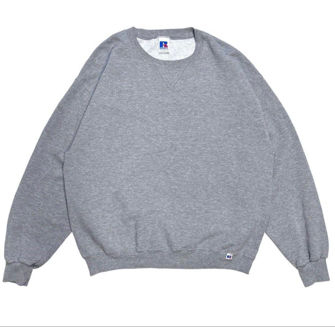90s ラッセル RUSSELL 無地ブランク スウェット メキシコ製 L