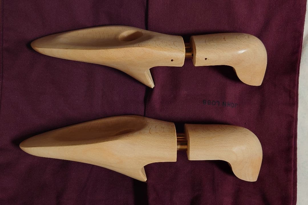 極美品　初期　PARIS　ジョンロブ　純正　シューツリー　8E 90s