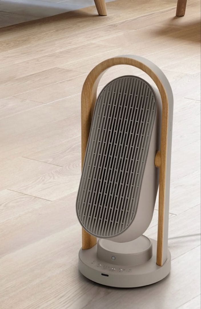 WOOD STYLE 上下左右自動首振りセラミックヒーター