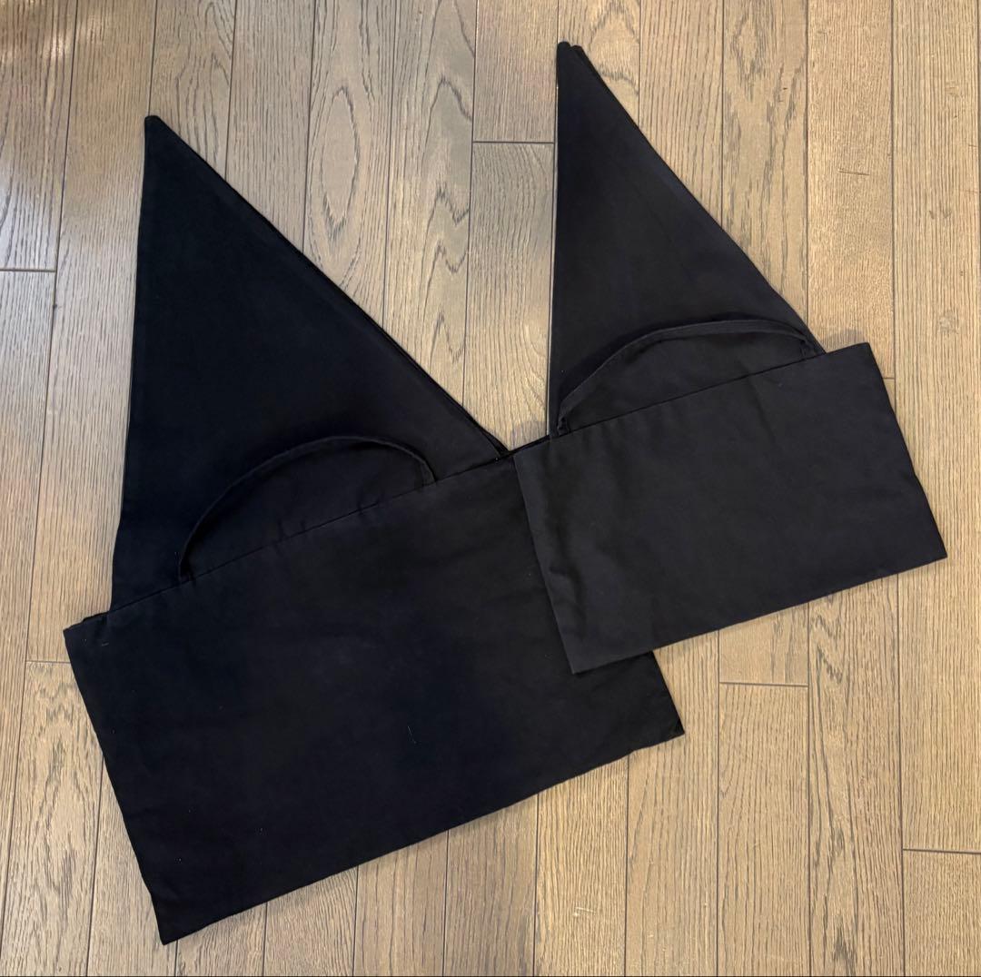 MUUN✿カゴバック✿ペア✿大小セット✿ブラック