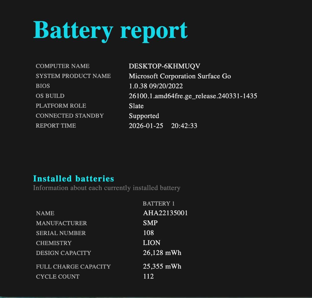 高速、高性能、Surface Go、8GB、128GB NVMe