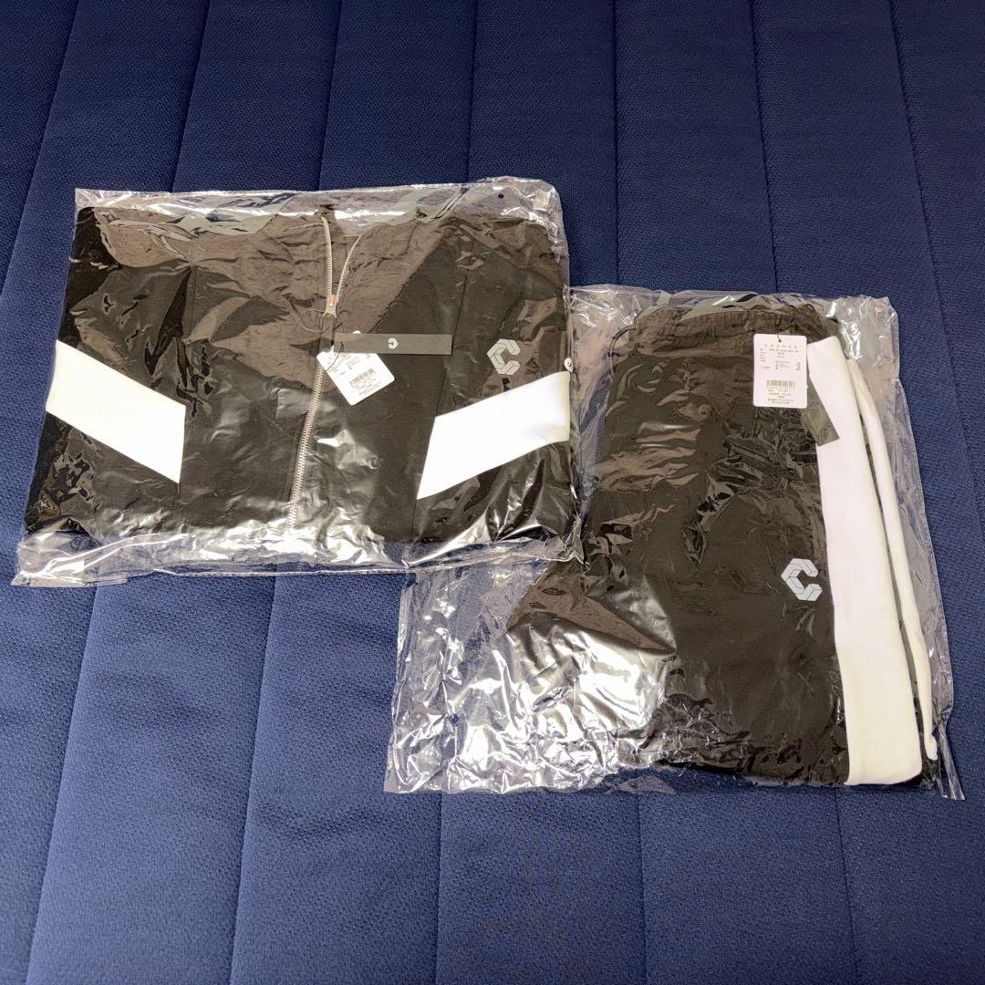 クロノス CRONOS上下セット サイズS ブラック×ホワイト オンライン完売品