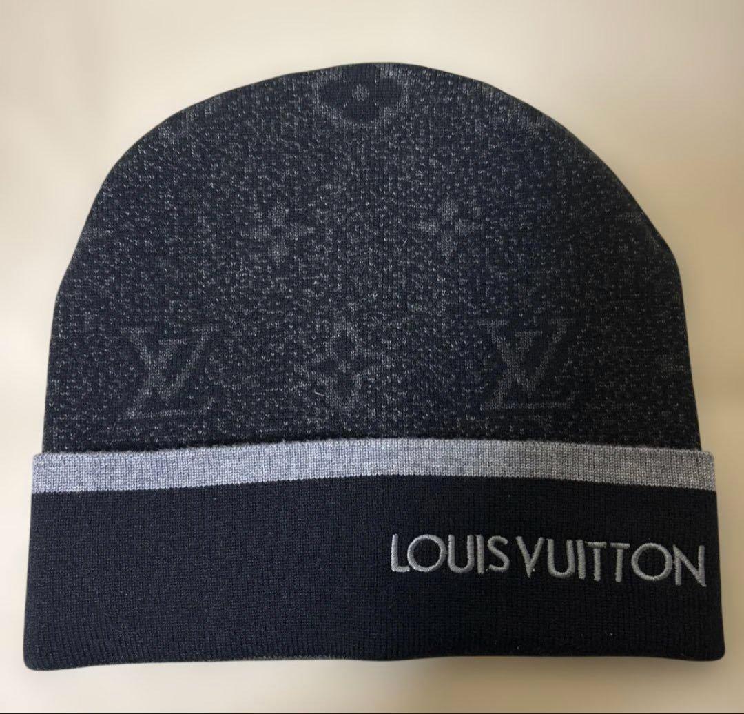 LV ブラック ニットビーニー　新品未使用