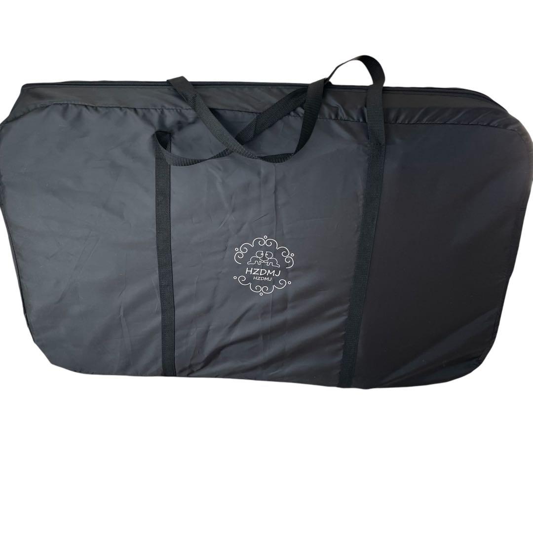 HZDMJ ベビーベッド ゆりかご 蚊帳付き 高さ調節可