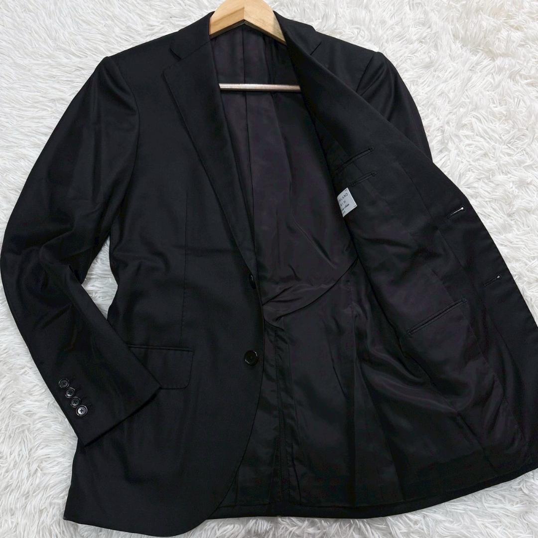 別注 TOMORROWLAND ピグリム ブラック ビジネスジャケット 42