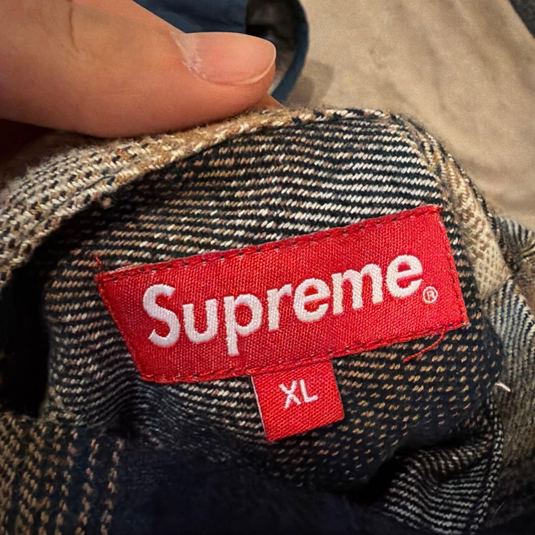 Supreme シュプリーム リバーシブル シャドウ プレイド ベスト