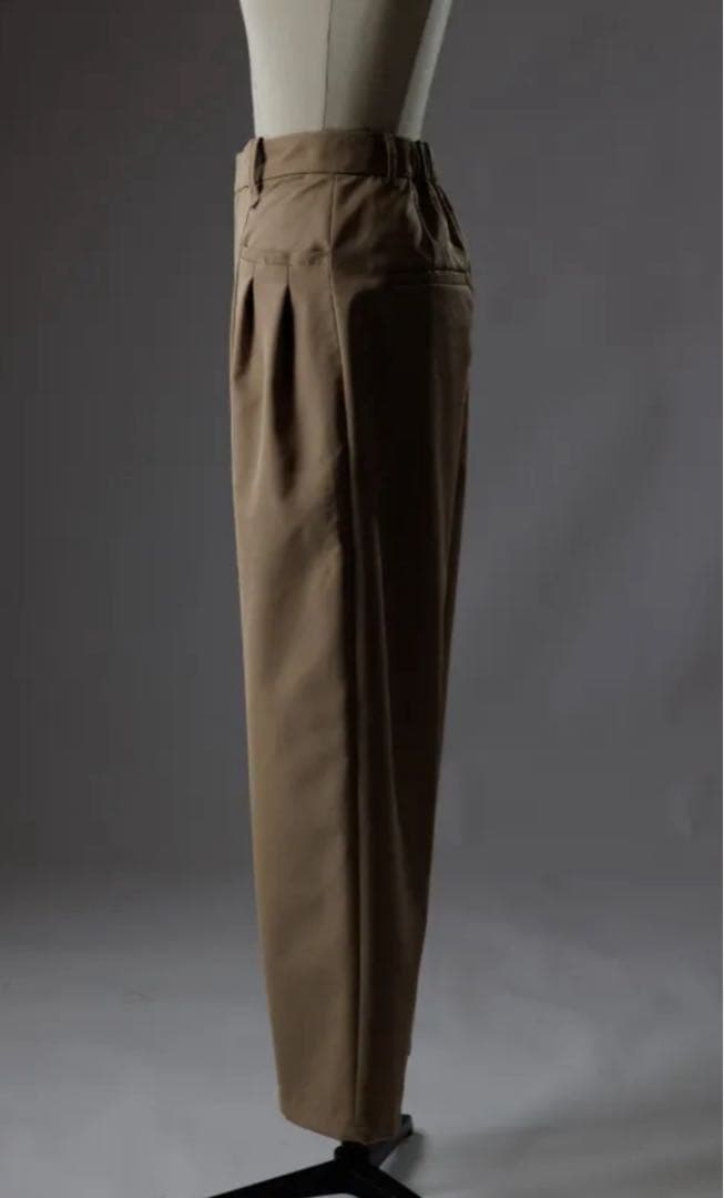 新品未使用タグ付T. japan tuck chino pants-38ベージュ