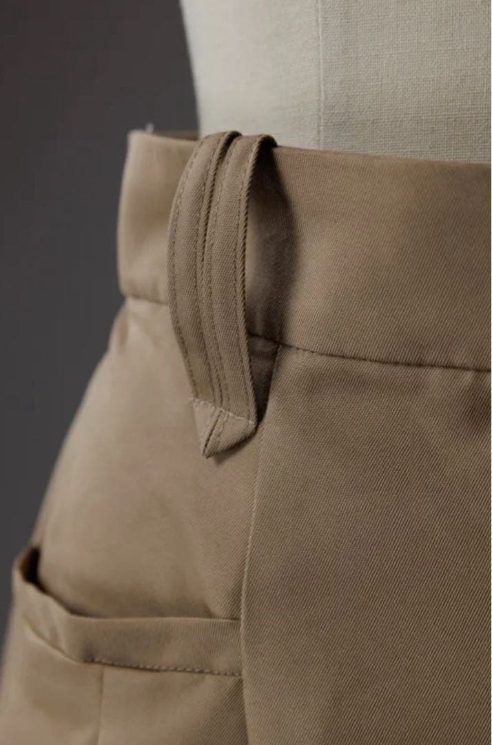 新品未使用タグ付T. japan tuck chino pants-38ベージュ