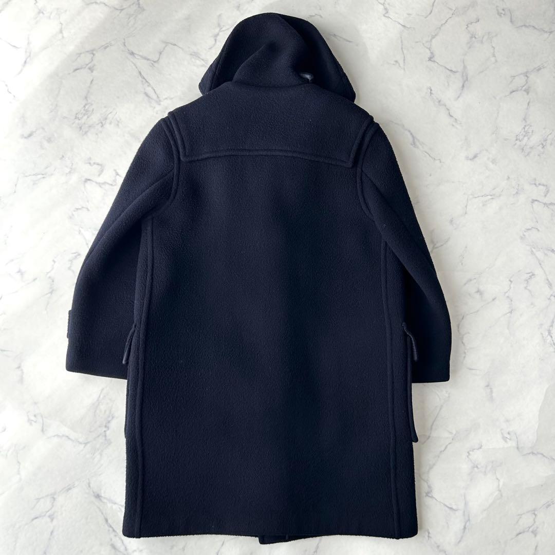 希少✨　バーバリーズ　ダッフルコート　ノバチェック　英国製　ロング　ネイビー