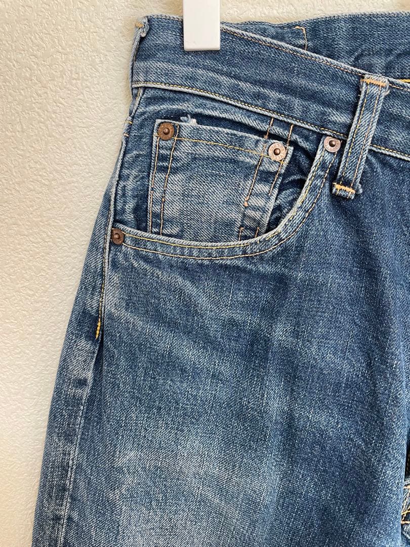 EVISU No.2 Lot.2501xx W28×35 ホワイト大黒　ワイド