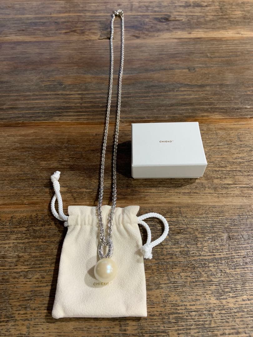 ⭐︎中古品⭐︎CHIEKO + パールネックレス シルバー