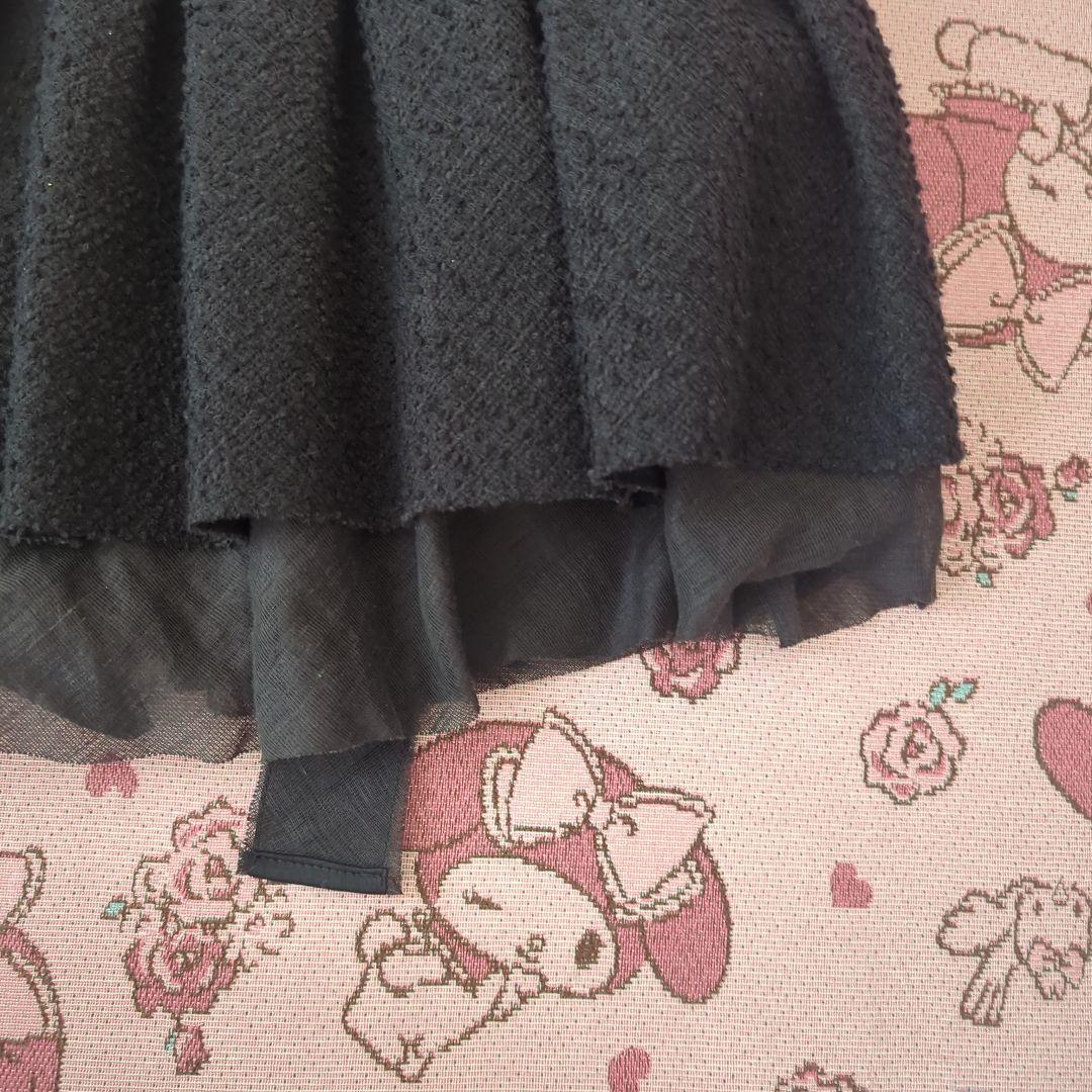 美品　ツイーディビスチェ　ブラック