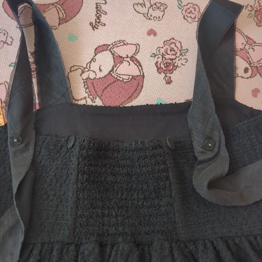 美品　ツイーディビスチェ　ブラック