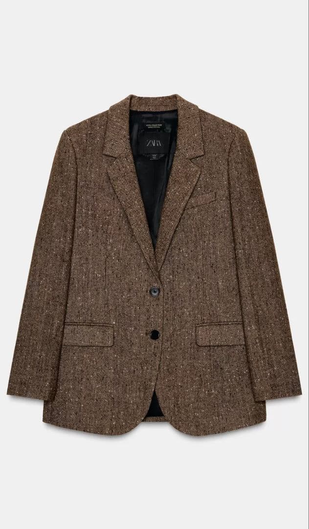 新品未使用⭐︎神崎恵さん着用⭐︎ZARAウールヘリンボーンジャケット