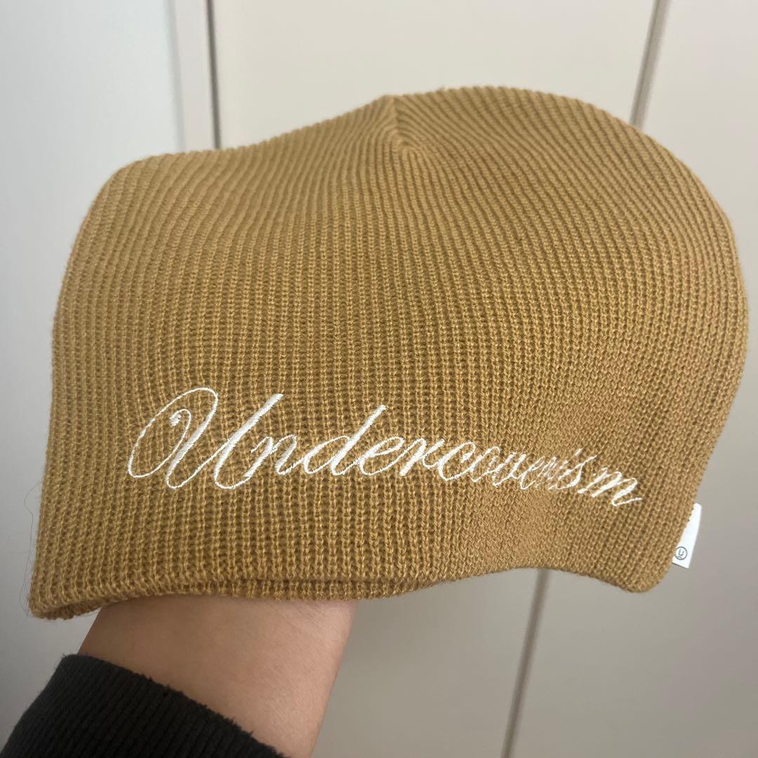 新品 Undercoverism ニット帽 ブラウン　ベージュ