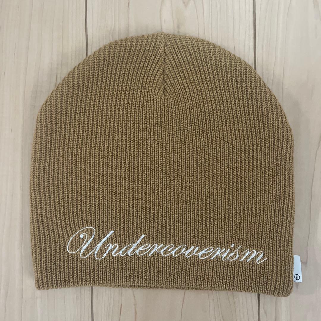 新品 Undercoverism ニット帽 ブラウン　ベージュ