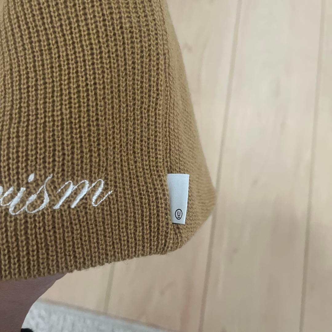 新品 Undercoverism ニット帽 ブラウン　ベージュ
