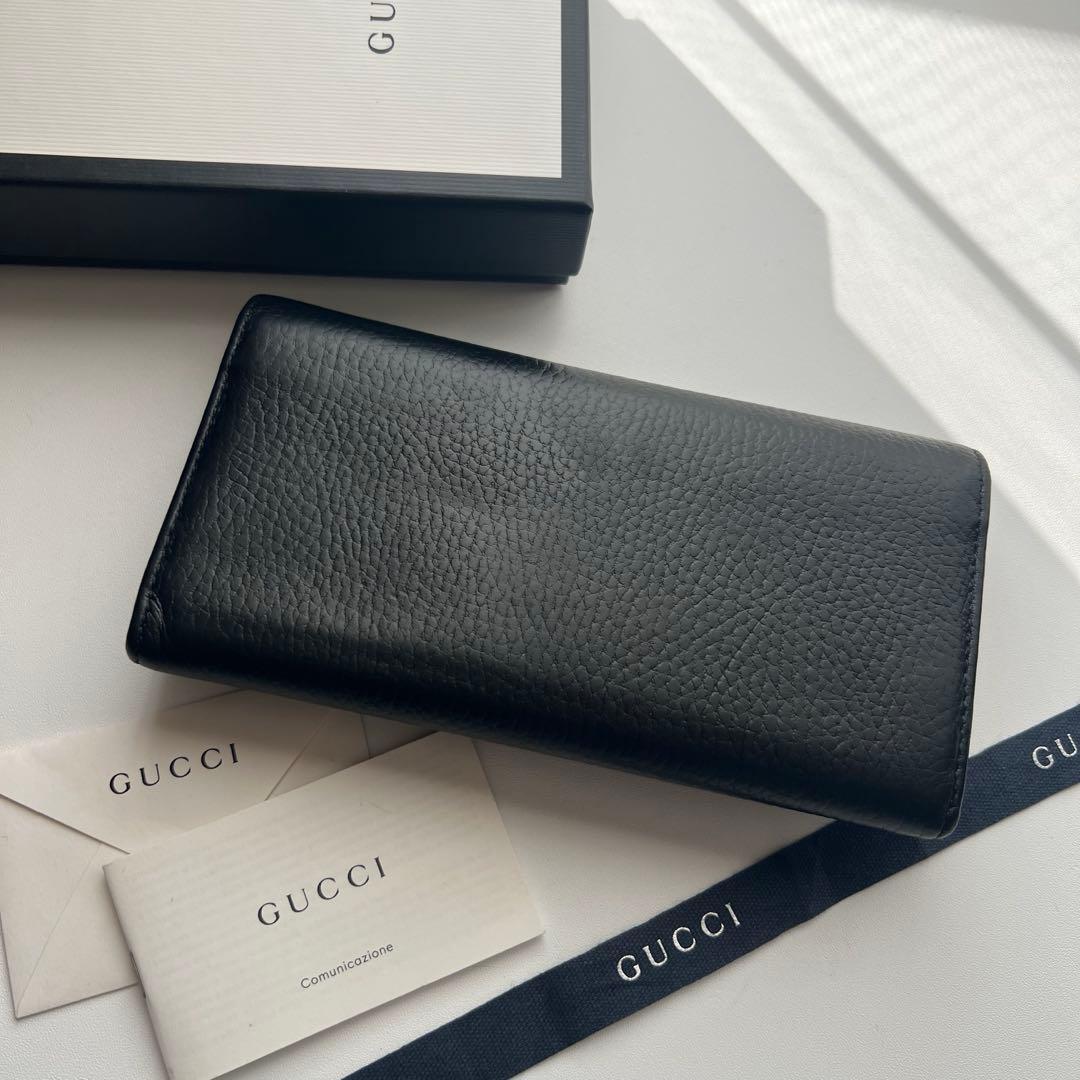 04 美品 GUCCI グッチ 2つ折り 長財布