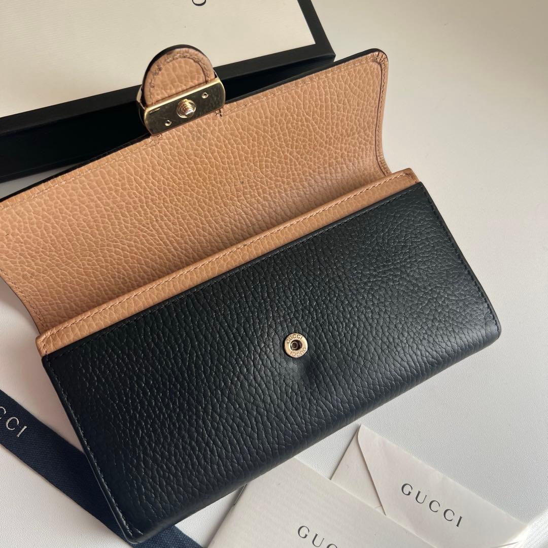 04 美品 GUCCI グッチ 2つ折り 長財布