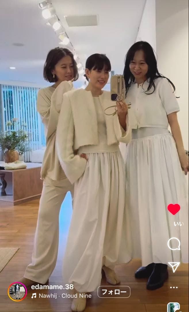 BIYOMA ビヨーマ曽根加南子　COTTON SILK CHEF PANTS