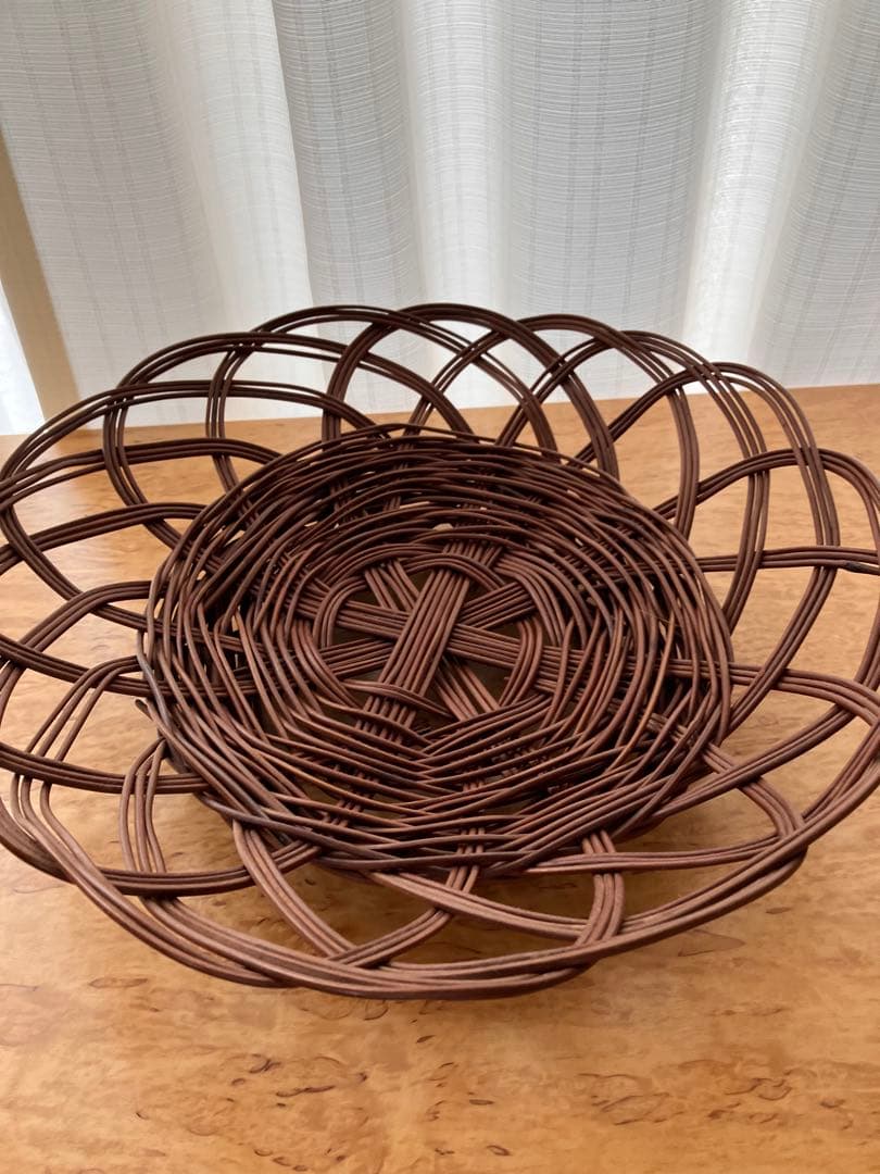 今帰仁村 わらびかご わらび皿 沖縄民具 民藝 工藝 ハンドメイド 天然素材