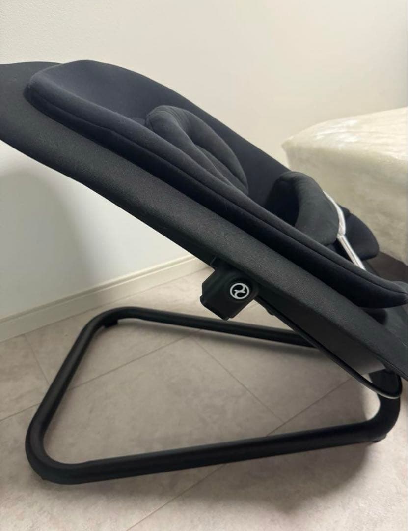 美品‼︎サイベックス　レモバウンサー　ブラック(アダプター付)