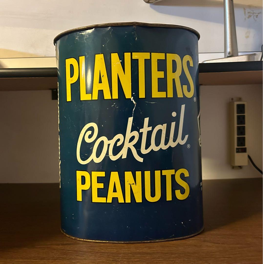 1970年代　CHEINCO社製　ミスターピーナッツ　ゴミ箱　Trash Can