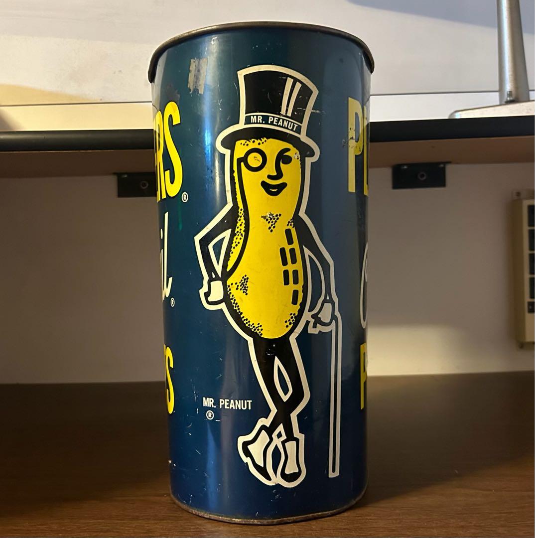 1970年代　CHEINCO社製　ミスターピーナッツ　ゴミ箱　Trash Can