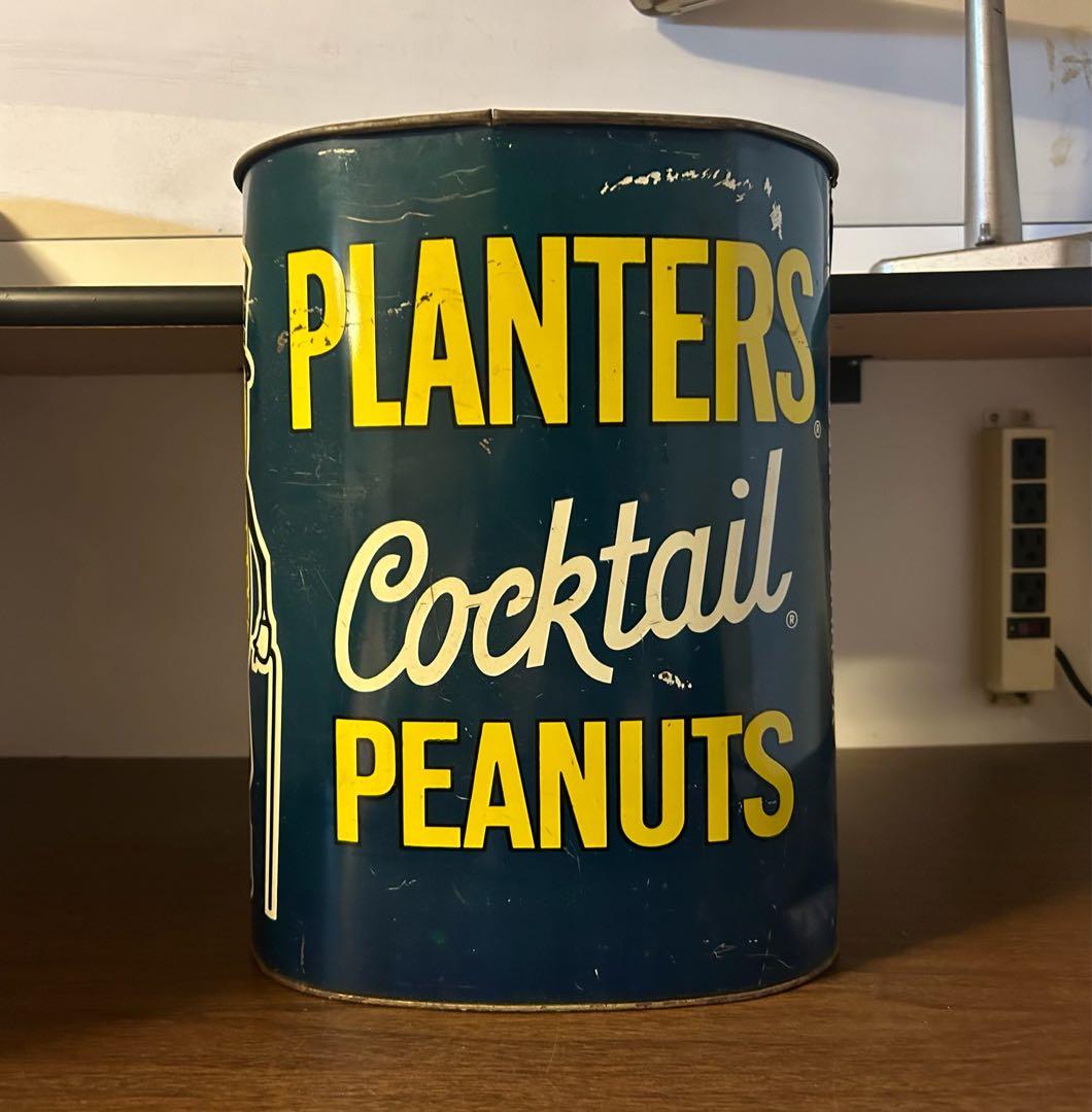 1970年代　CHEINCO社製　ミスターピーナッツ　ゴミ箱　Trash Can