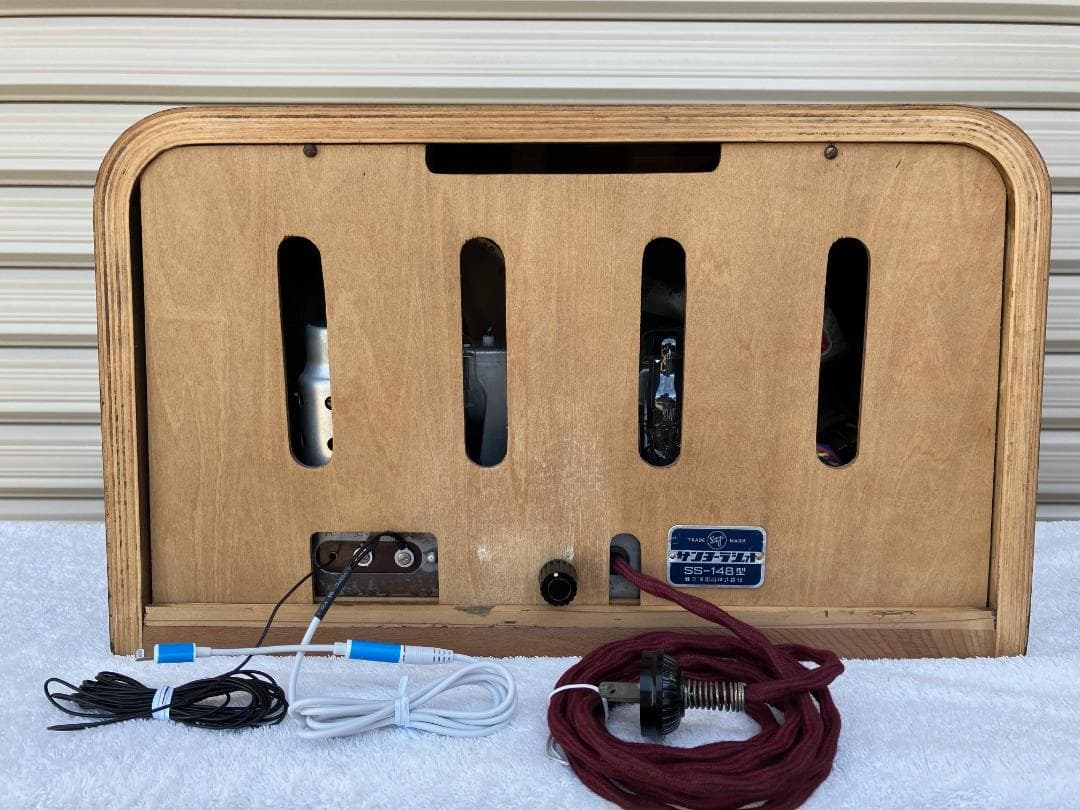 保証1カ月サンヨー真空管ラジオSS-148ラジオの王様\"孔雀号\"整備済完全動作品