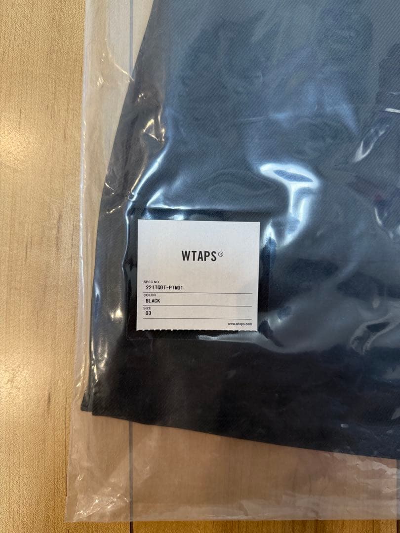 新品 wtaps TUCK 01 TROUSERS POLY. TWILL