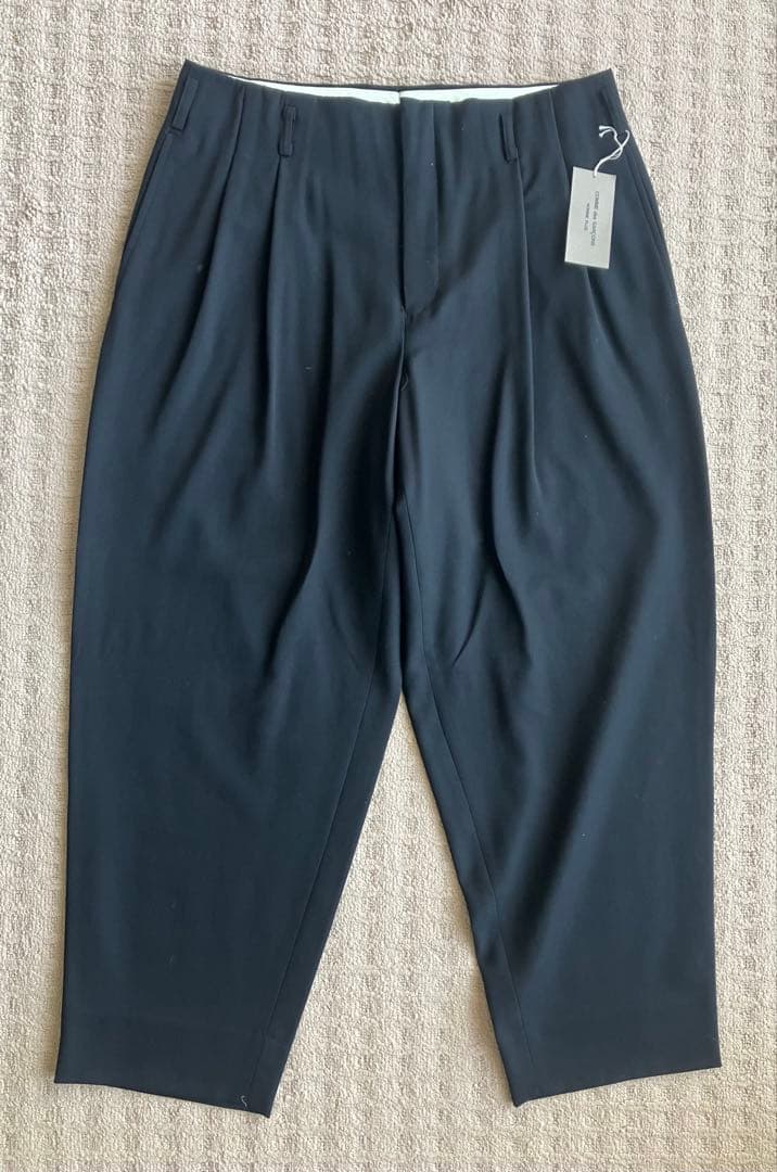 最終comme des garcons homme plus ２タックパンツ
