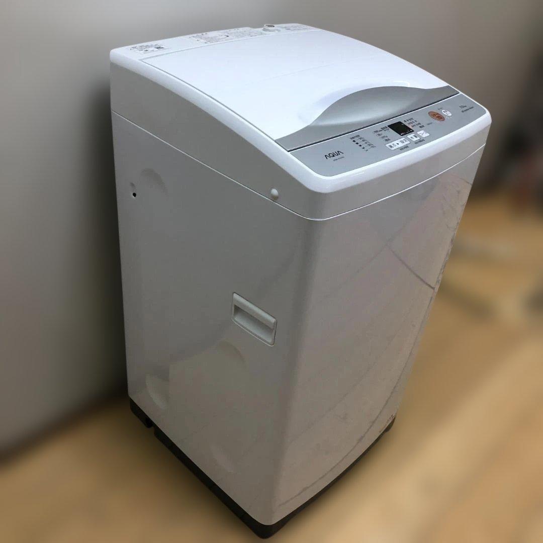 【送料無料】アクア 2022年　洗濯機 AQW-H74 AQUA　88233-1