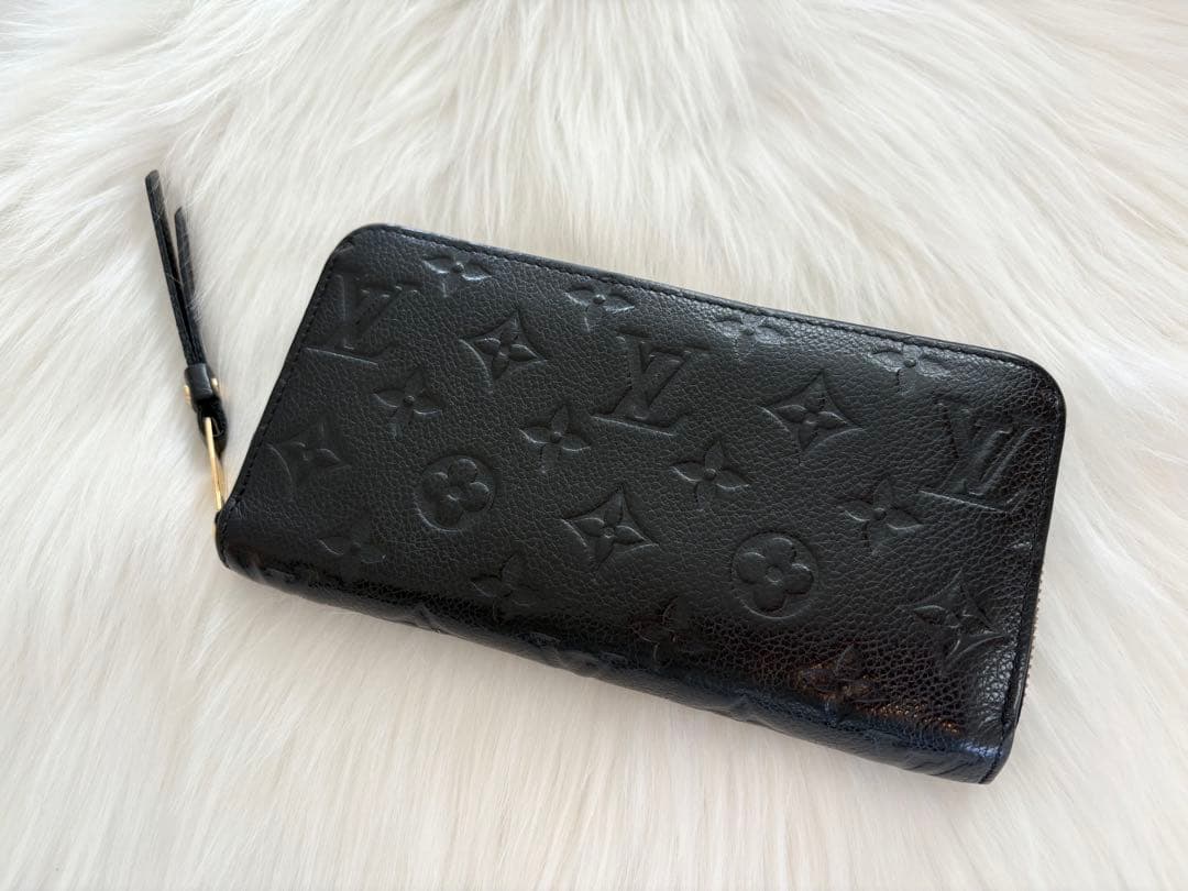 ルイヴィトン ジッピーウォレット モノグラム アンプラント ノワール