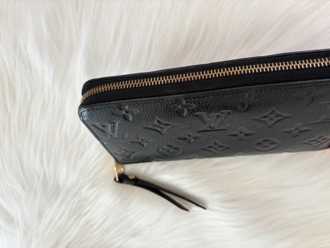 ルイヴィトン ジッピーウォレット モノグラム アンプラント ノワール