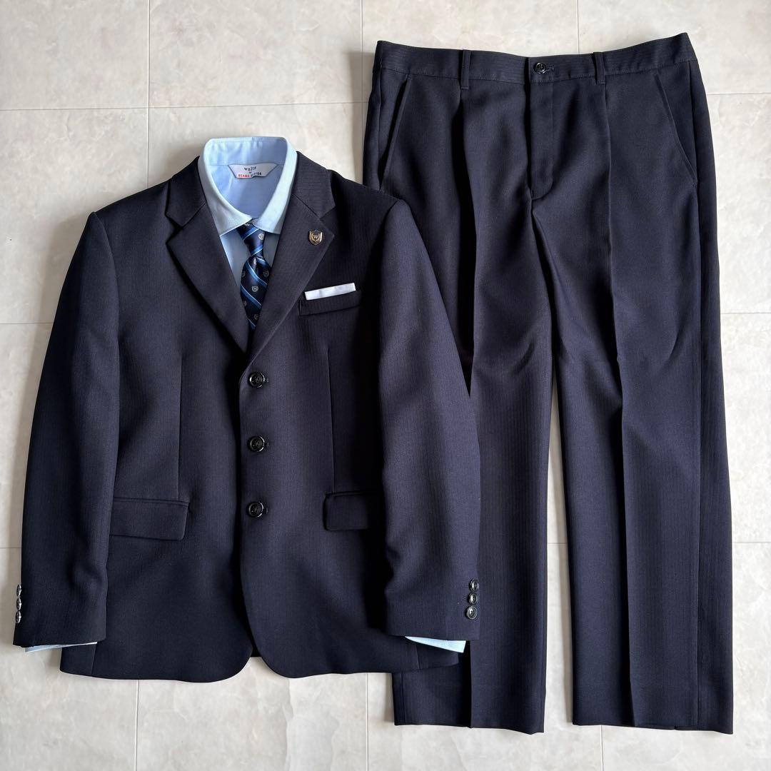 美品✨waltzbyBEAMSDESIGN 紺フォーマルスーツ160B 男の子