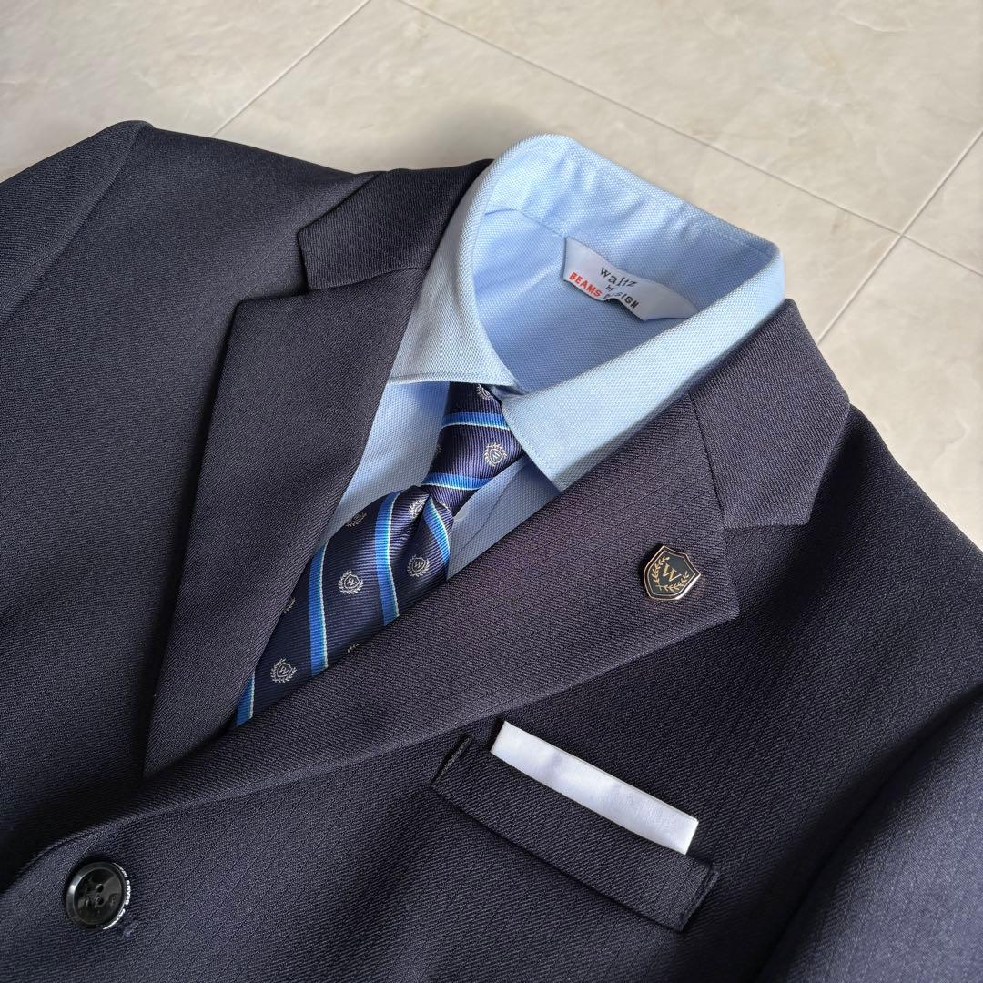 美品✨waltzbyBEAMSDESIGN 紺フォーマルスーツ160B 男の子