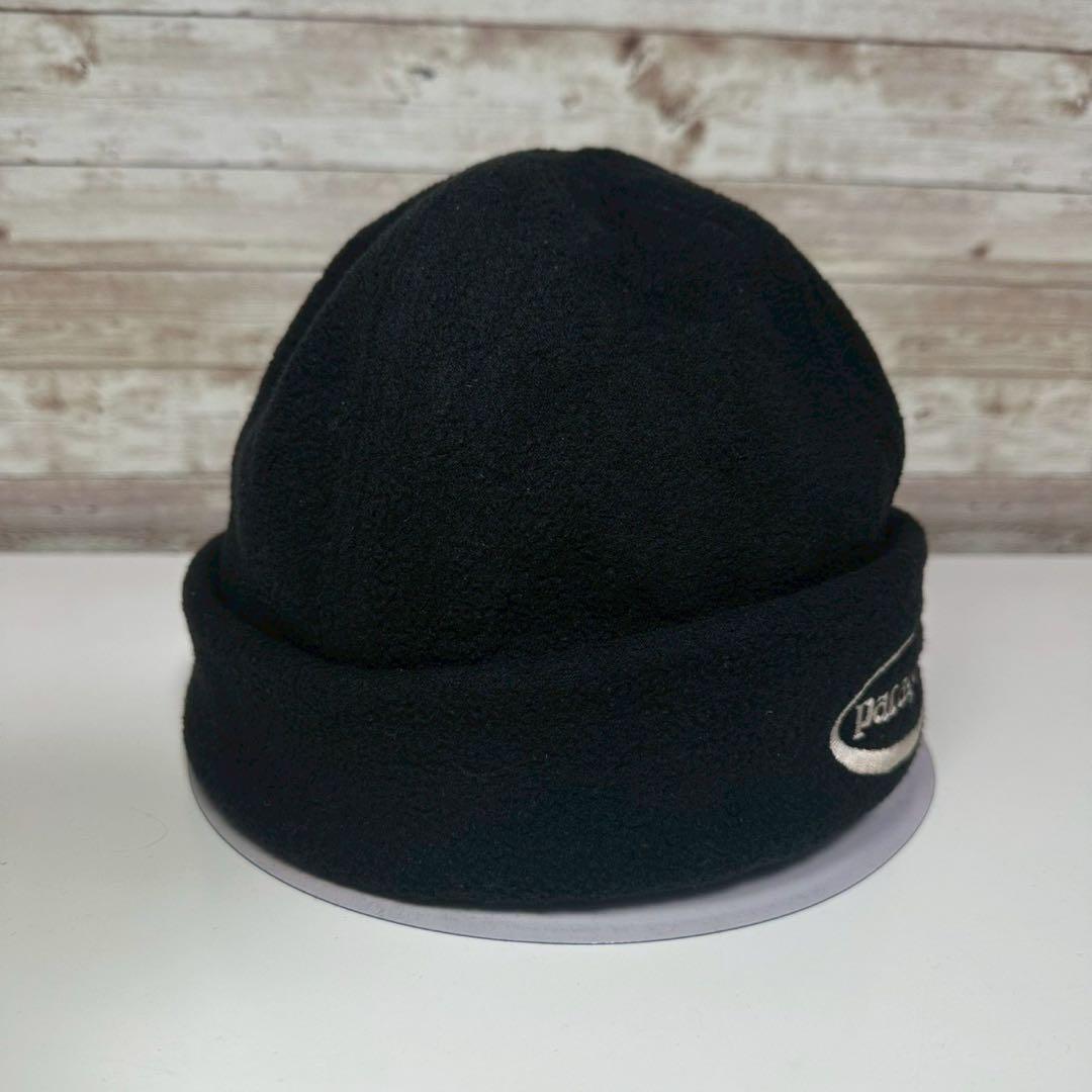 【超レア】USA製 2000年製 パタゴニア フリース ビーニーキャップ L 黒