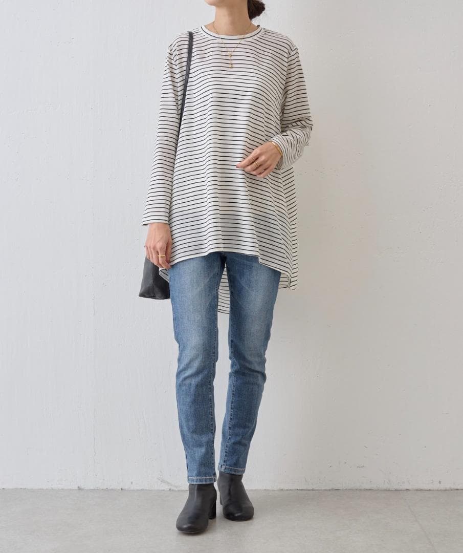 【年末値下】【新品タグ付】BEARDSLEY 後ろドレープTブラウス