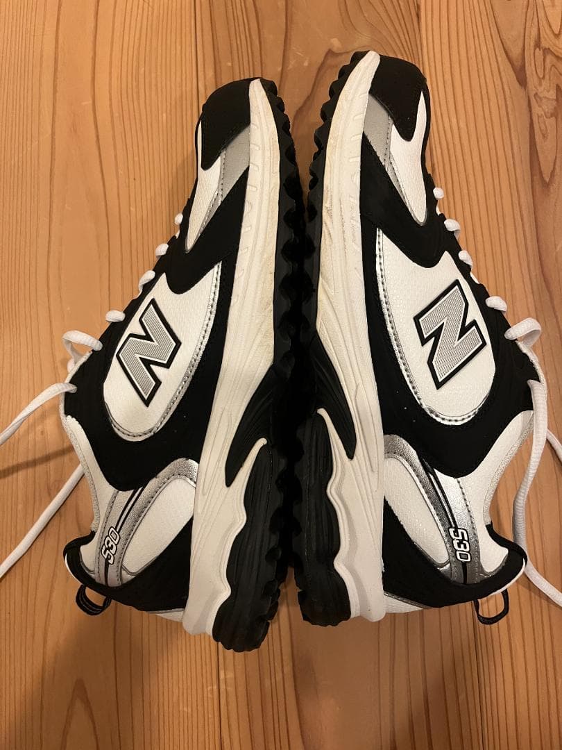 26.5 New Balance 530 ゴルフシューズ ホワイト/ブラック