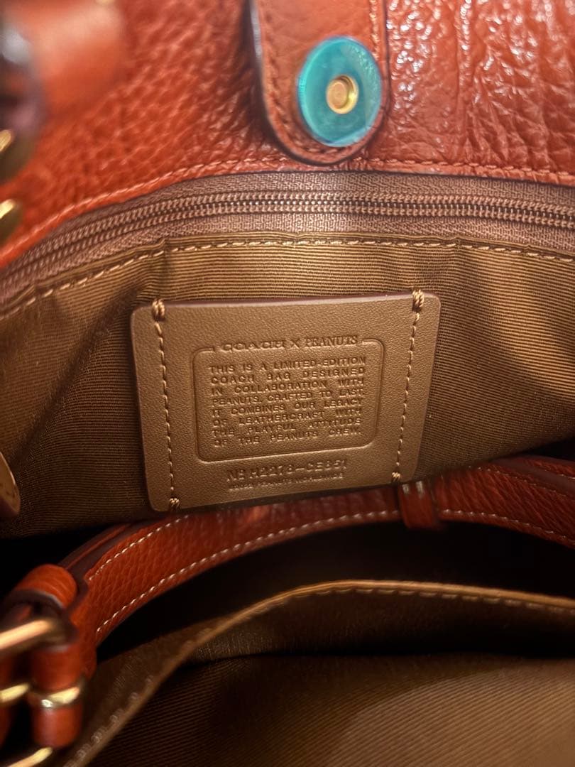 KOBAMIです　　新品未使用品　COACH スヌーピー　スヌーピーバッグ