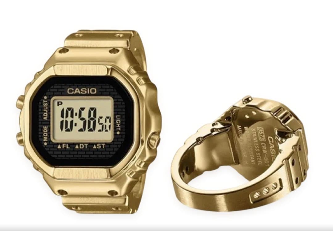 カシオ リングウォッチ CRW-001G-9JR 週末値下