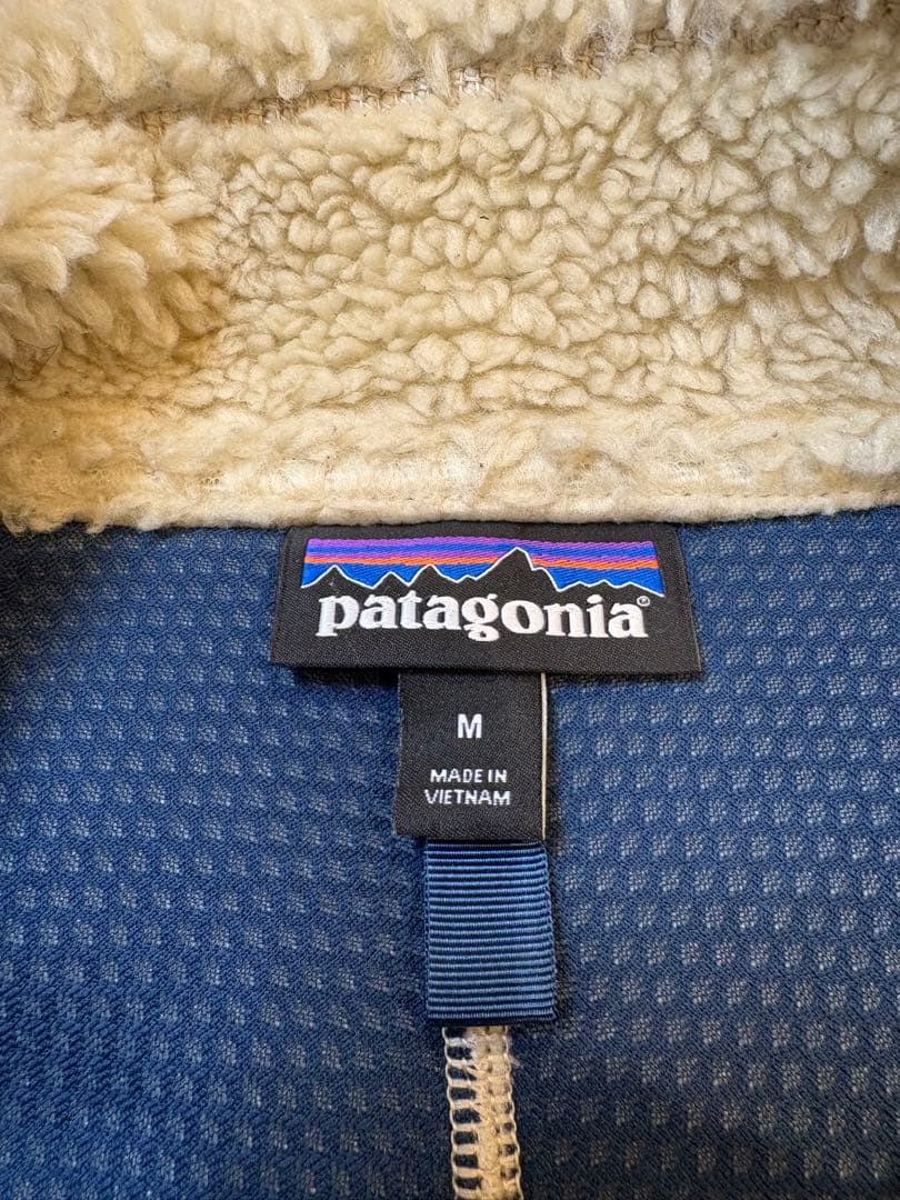 【美品】⭐️patagonia レトロXベスト クリーム/バーガンディ