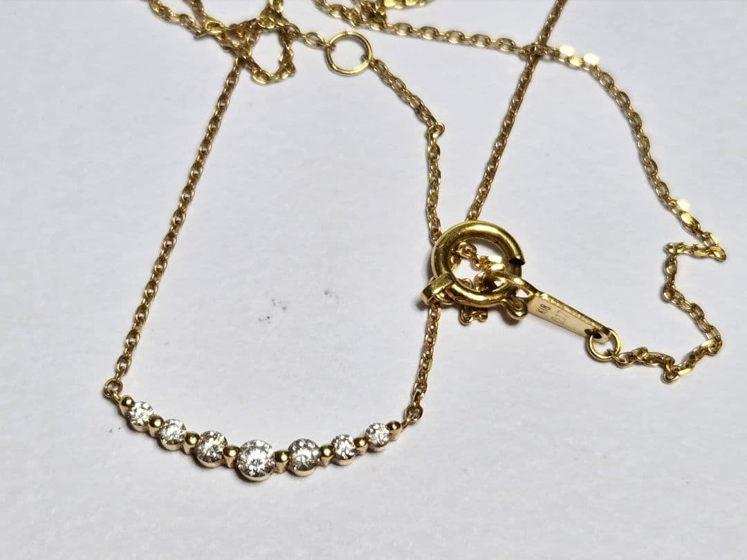 ヴァンドーム青山　K18 リュールネックレスと　ダイヤモンド